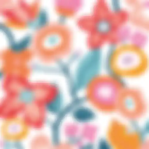 Servet 33x33cm vibrant bloom 20st