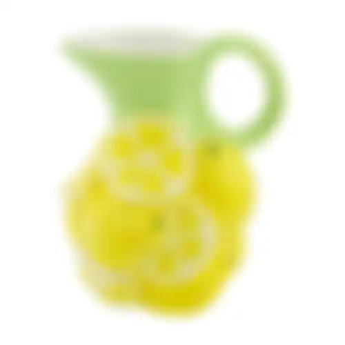 Karaf limoen keramiek 19x16x21cm nc
