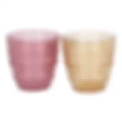 Drinkglas plastic 9cm 2ass