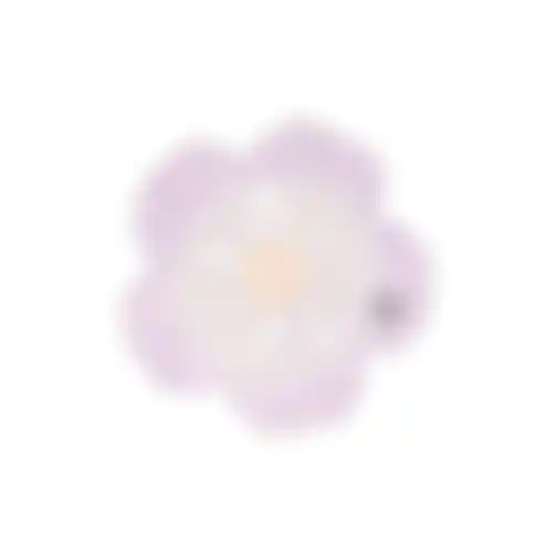 Bord bloem lila 20cm