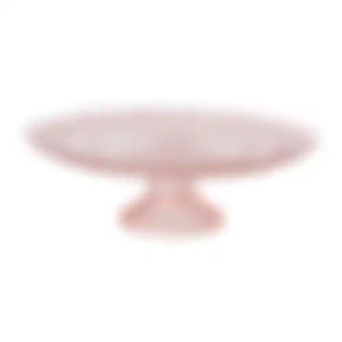 Etagere glas roze 29cm