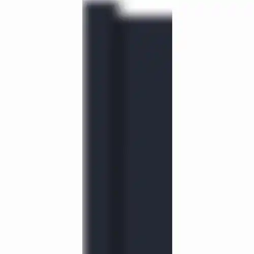 Tafelkleed Dunicel 118x500cm zwart