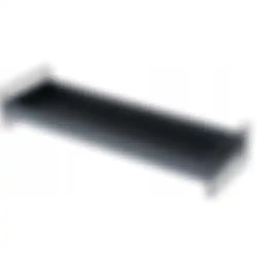 Dienblad Wolga zwart 50x16cm