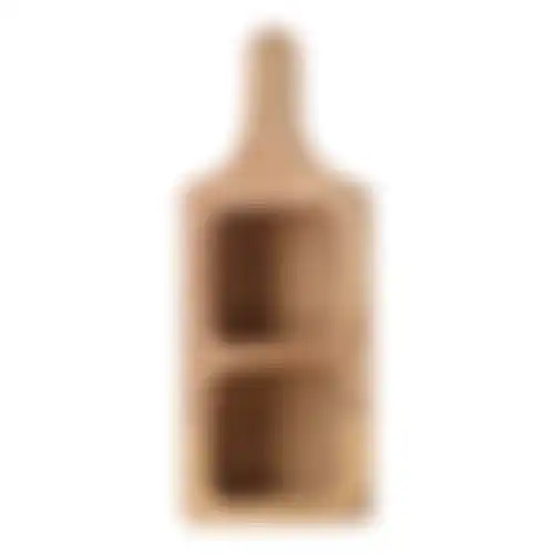 Houder houten met handvat 28