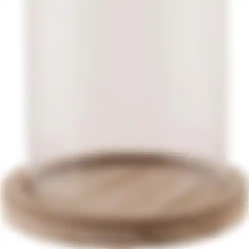 Stolp glas met voet 12x13cm nc