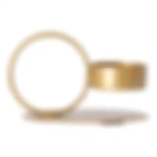 Kaarshouder theelicht 9cm goud