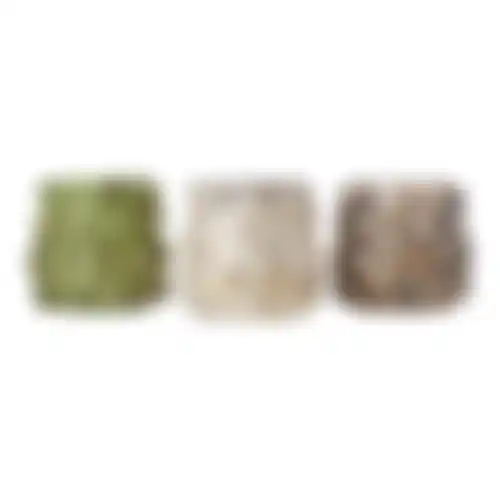 Theelichthouder 9x9cm 3ass nc