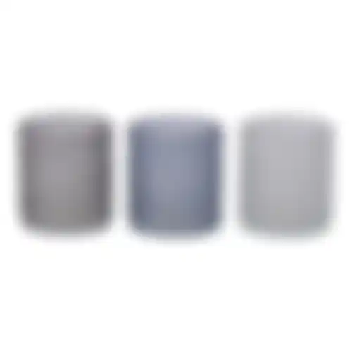 Theelichthouder glas 7x7x8cm 3ass nc
