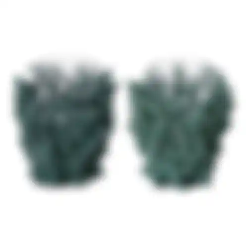 Theelichthouder koraal 8cm blauw 2ass nc