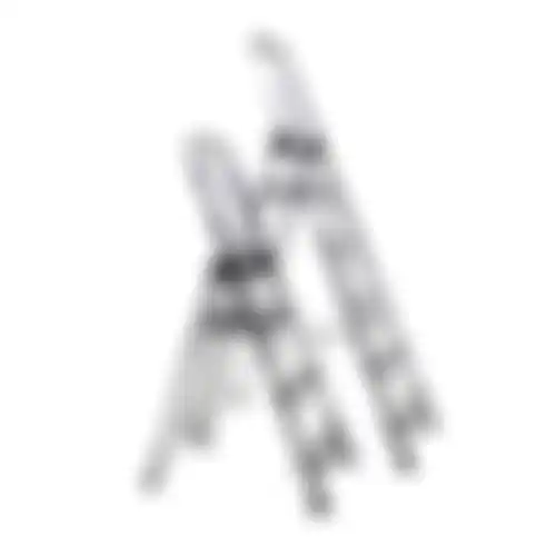 Ladder huishoud basic 6 treden aluminium