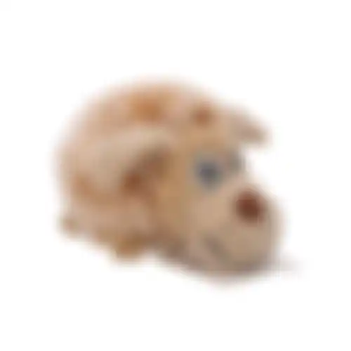 Speelgoed hond TPR dier zit 17cm