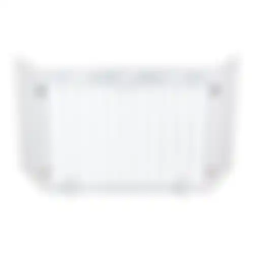 Hondenhek+deur 60/160x81cm wit