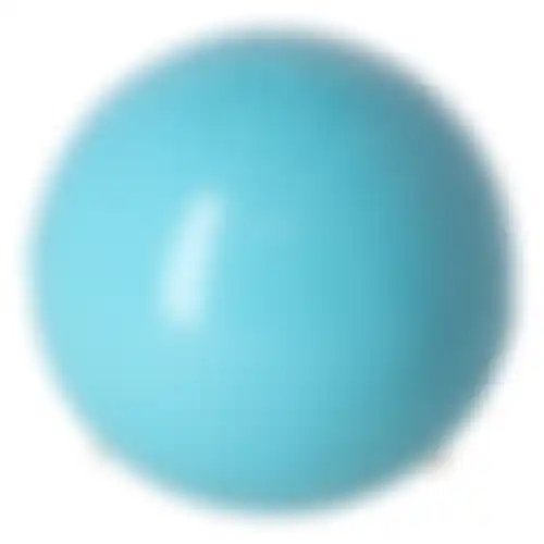 Speelgoed H cl bal blauw 8.5cm