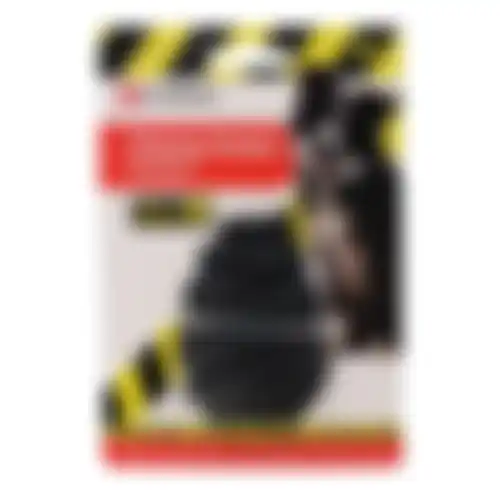 Speelgoed hond Champ roller zwart 8,5cm
