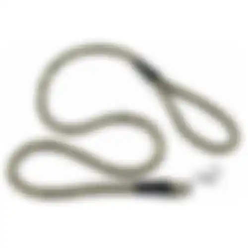 Looplijn nylon beige 10mm 120cm