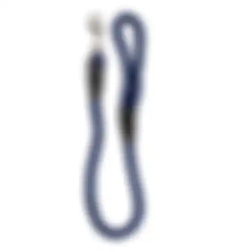 Looplijn nylon blauw 15mm 75cm