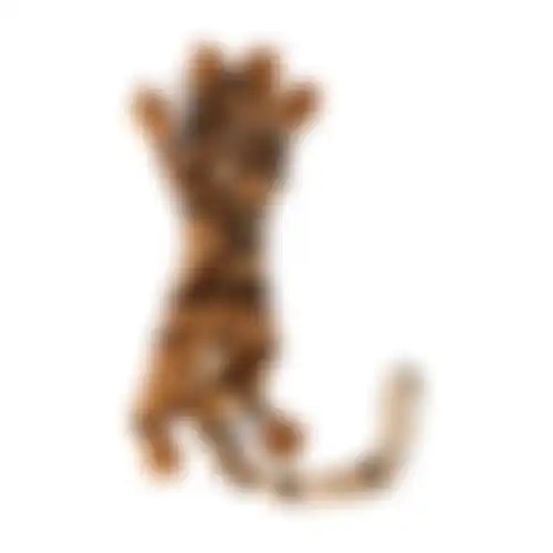 Speelgoed hond pluche tijger 38cm