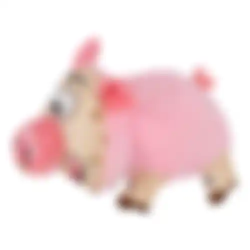 Speelgoed hond Xindo varken roze 21cm FP