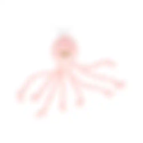Speelgoed hond Paulo octopus roze S 12,5x11,5x47cm FP