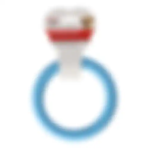 Speelgoed hond rubber ring 15cm
