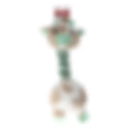 Speelgoed hond touw+pluche koe 38cm