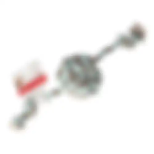 Touw hond kleur 3 knopen jumbo
