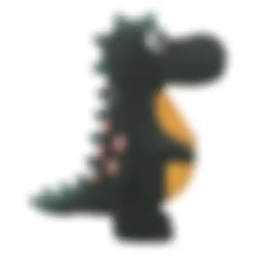 Speelgoed H latex Puga dino zwart S FP