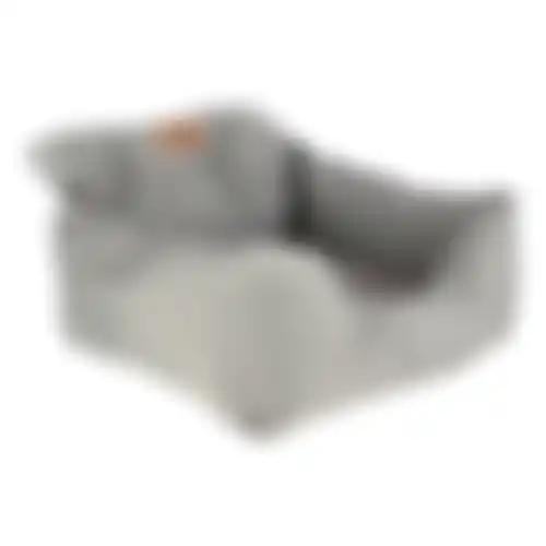 Mand hond autostoel grijs 53x50cm