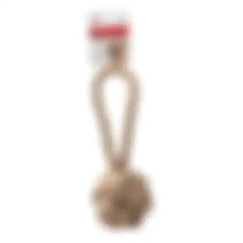Speelgoed hond touw + knots jute FP