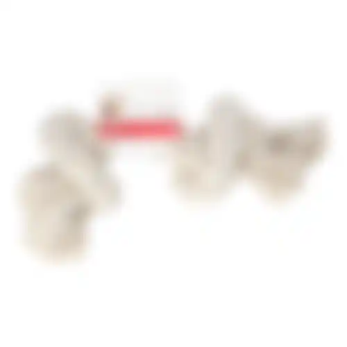 Touw hond wit 2 knopen jumbo FP