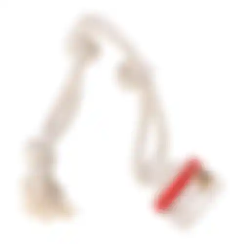 Touw hond wit halter 3 knoop FP