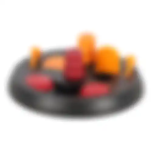 Speelgoed hond activity flip board
