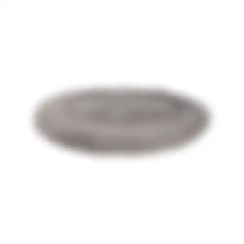 Kussen dier 55cm rond grijs