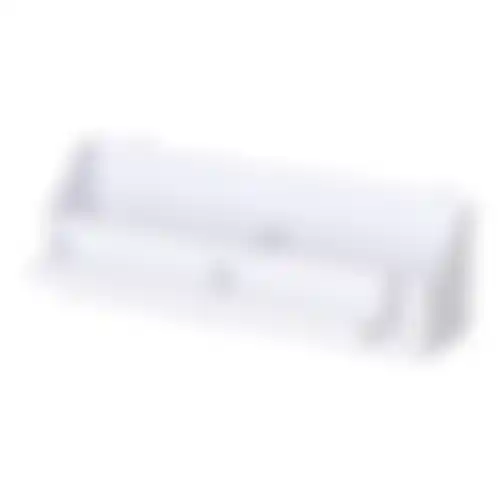 Voliere voerbak plastic 20cm wit