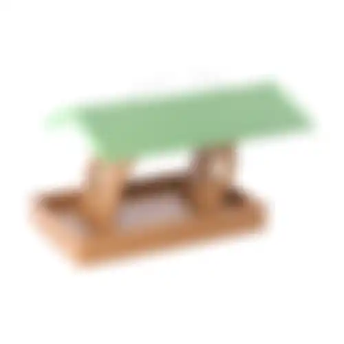 Voederhuis Grieny bruin/groen 32x20,5x19,5cm