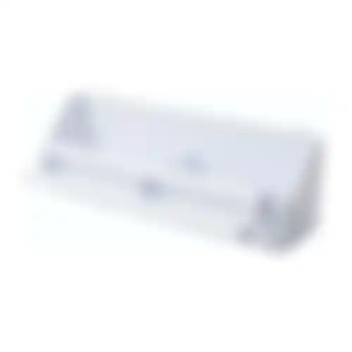 Voliere voerbak plastic 20cm wit