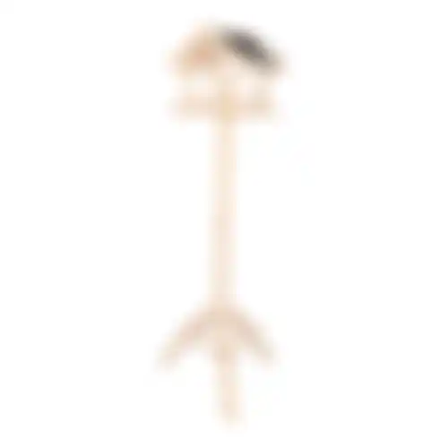 Vogelhuis staand 120cm naturel