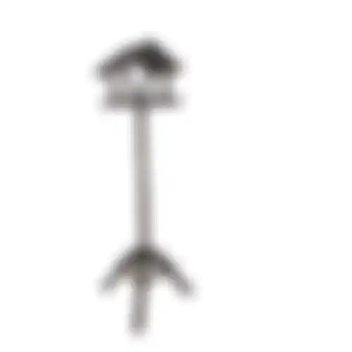 Vogelhuis staand 120cm zwart