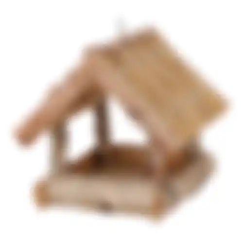 Voederhuis hangend kievit stro
