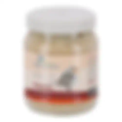 Pindakaas vogel + meelwormen 330gr