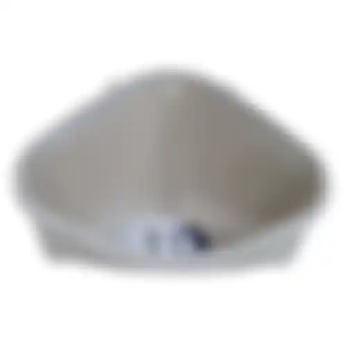 Knaagdiertoilet hoek small warmgrijs