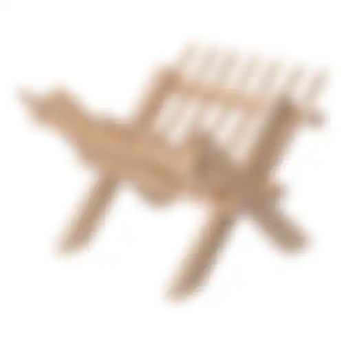 Knaagdier hooiruif staand hout 26cm