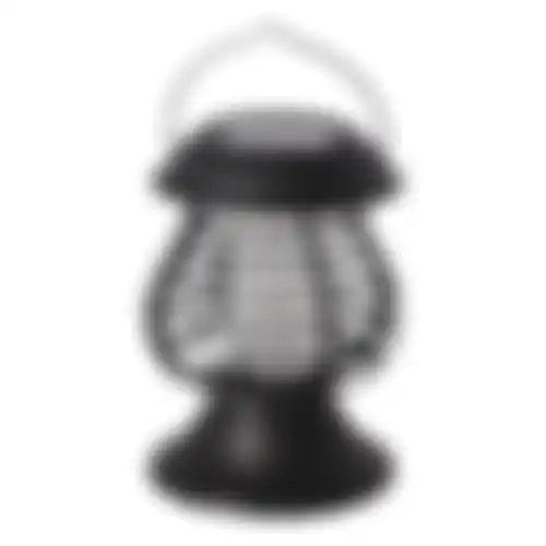 Insectenlamp solar zwart