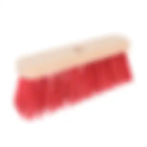 Straatbezem hout rood 290 Nevac