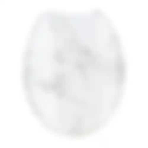 Toiletbril print marmer wit
