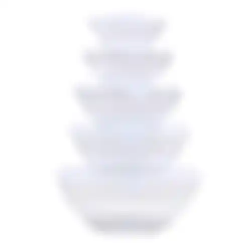 Kommenset glas 10st + deksel Alpina