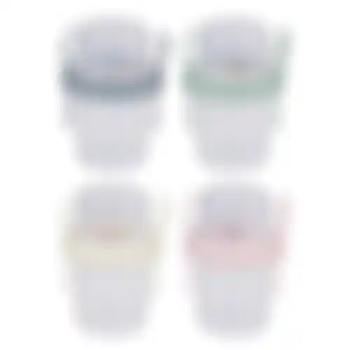 Yoghurtbeker D8x15cm asst Alpina