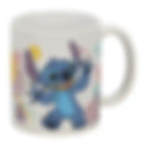 Mok Stitch giftbox hawaian flower