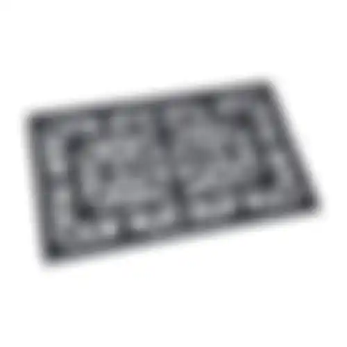 Deurmat rubber rechthoek 45x75cm