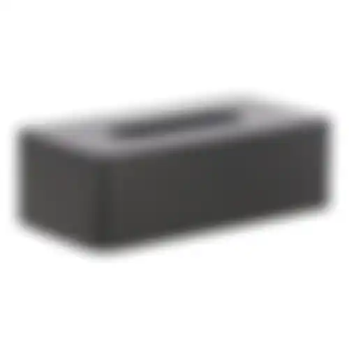 Tissue houder zwart 26x13cm